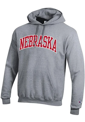 Champion Nebraska Cornhuskers Mens Arch Long Sleeve Hoodie