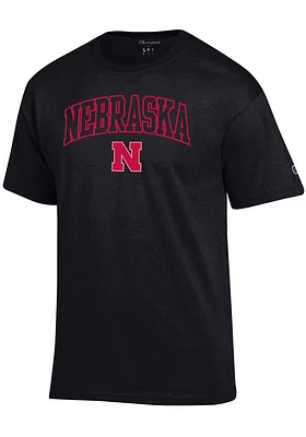 Champion Nebraska Cornhuskers Arch Mascot Short Sleeve T Shirt