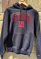 Champion Nebraska Cornhuskers Mens Arch Mascot Long Sleeve Hoodie