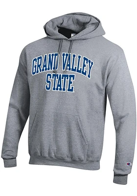 Champion Grand Valley State Lakers Mens Arch Twill Long Sleeve Hoodie