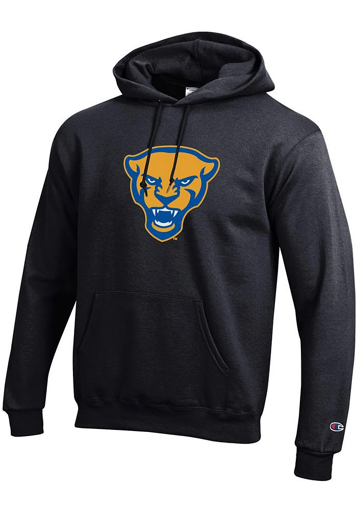 Champion Pitt Panthers Mens Panther Head Long Sleeve Hoodie