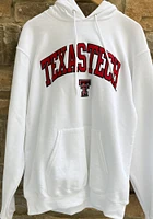 Champion Texas Tech Red Raiders Mens White Arch Logo Long Sleeve Hoodie