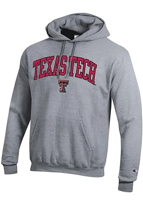 Champion Texas Tech Red Raiders Mens Arch Logo Long Sleeve Hoodie
