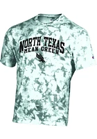 Champion North Texas Mean Green Teal Crush Tie Dye Short Sleeve T Shirt