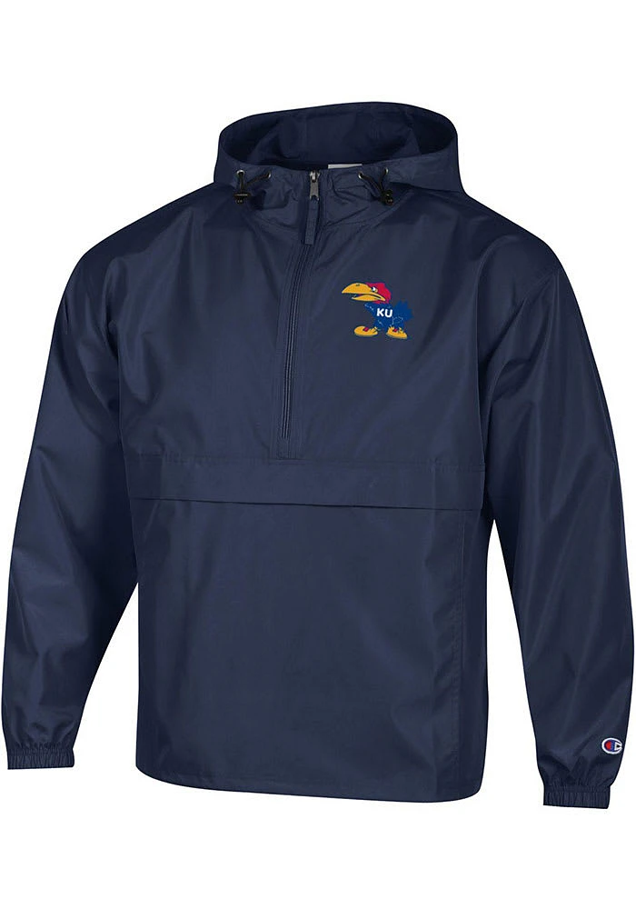 Champion Kansas Jayhawks Mens Navy Blue 1941 Jayhawk Light Weight Jacket