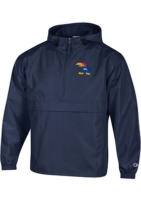 Champion Kansas Jayhawks Mens Navy Blue 1941 Jayhawk Light Weight Jacket