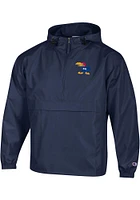 Champion Kansas Jayhawks Mens Navy Blue 1941 Jayhawk Light Weight Jacket