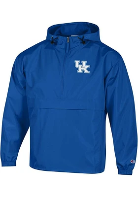 Champion Kentucky Wildcats Mens Blue Primary Logo Design Light Weight Jacket