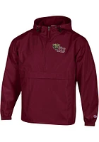 Champion Kutztown University Mens Maroon Primary Logo Light Weight Jacket