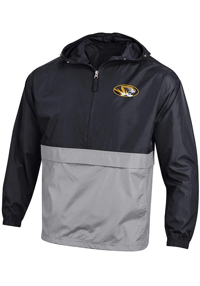 Champion Missouri Tigers Mens Black Primary Logo Design Light Weight Jacket