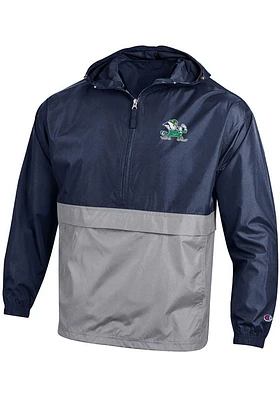 Champion Notre Dame Fighting Irish Mens Navy Blue Primary Logo Light Weight Jacket