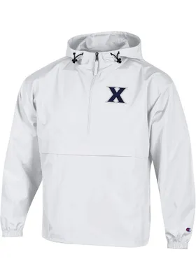 Champion Xavier Musketeers Mens White Primary Logo Light Weight Jacket