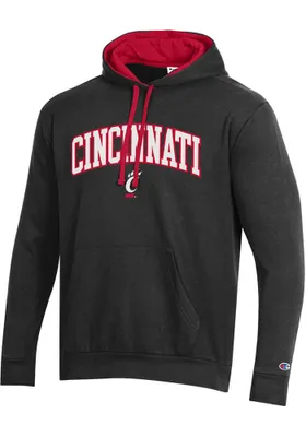 Champion Cincinnati Bearcats Mens Stadium Fleece Long Sleeve Hoodie