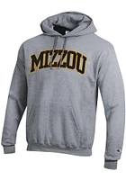 Champion Missouri Tigers Mens Grey Arch Name Long Sleeve Hoodie