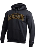 Champion Missouri Tigers Mens Black Arch Name Long Sleeve Hoodie