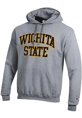 Champion Wichita State Shockers Mens Arch Name Long Sleeve Hoodie