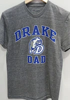 Champion Drake Bulldogs Grey Dad Short Sleeve Fashion T Shirt