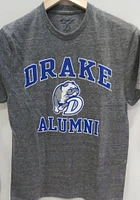 Champion Drake Bulldogs Grey Alumni Short Sleeve Fashion T Shirt