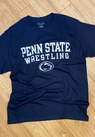 Champion Penn State Nittany Lions Navy Blue Wrestling Short Sleeve T Shirt