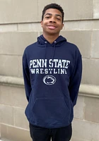 Champion Penn State Nittany Lions Mens Navy Blue Wrestling Long Sleeve Hoodie