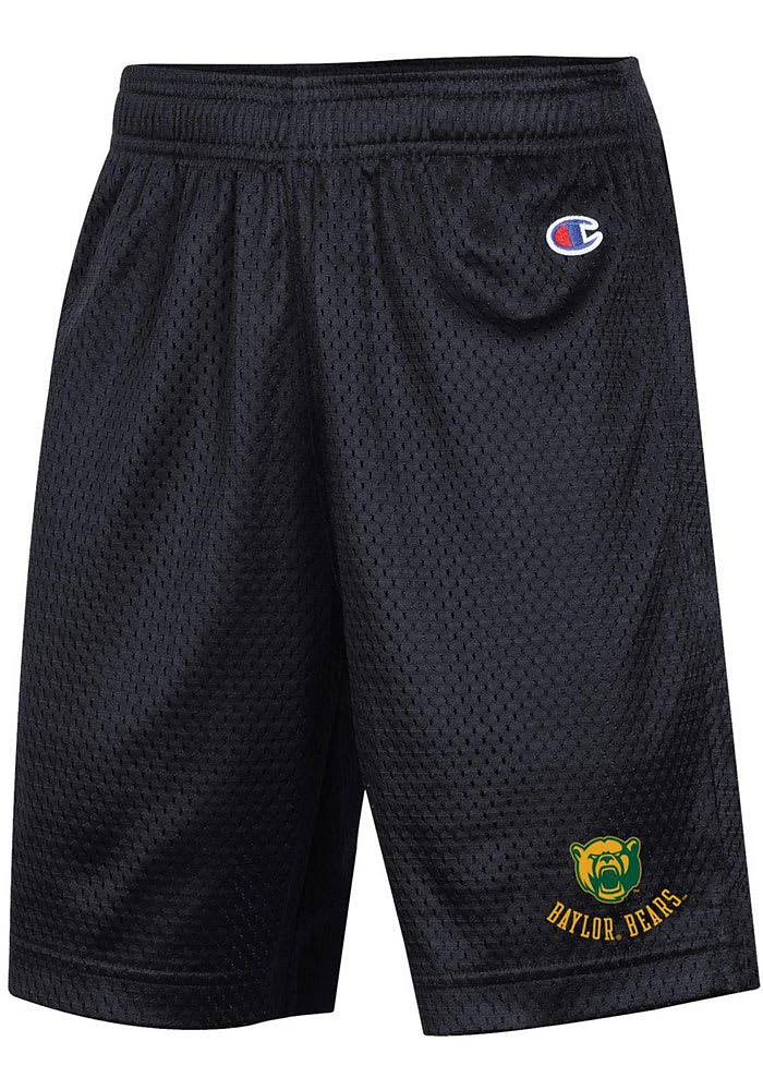Champion Baylor Bears Youth Black Primary Logo Shorts