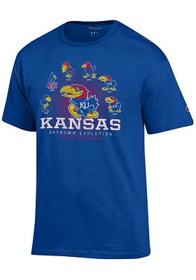 Champion Kansas Jayhawks Jersey Short Sleeve T Shirt