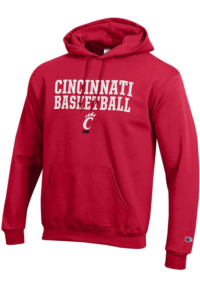 Champion Cincinnati Bearcats Mens Basketball Long Sleeve Hoodie