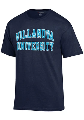 Champion Villanova Wildcats Navy Blue Arch Name Series Short Sleeve T Shirt