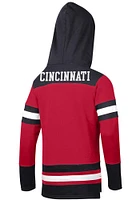 Champion Cincinnati Bearcats Mens Red Hockey Long Sleeve Hoodie