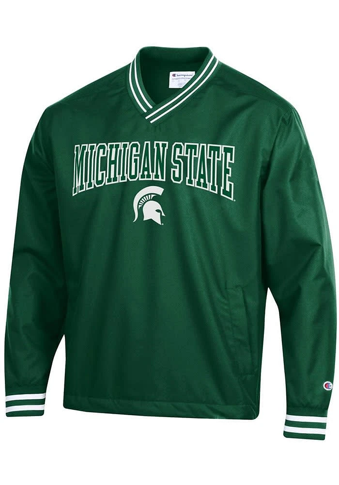 Champion Michigan State Spartans Mens Green Scout Pullover Jackets