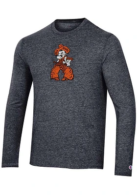 Champion Oklahoma State Cowboys Black Tri-Blend Long Sleeve Fashion T Shirt