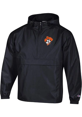 Champion Oklahoma State Cowboys Mens Black Packable Light Weight Jacket