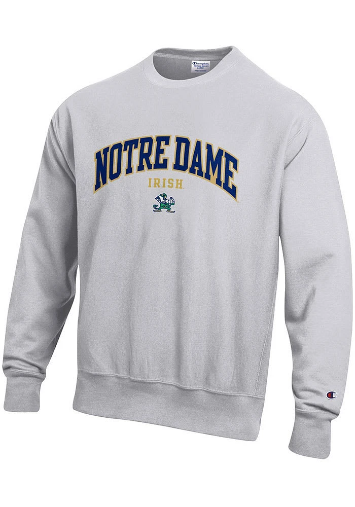 Champion Notre Dame Fighting Irish Mens Arch Long Sleeve Crew Sweatshirt