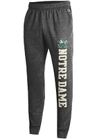 Champion Notre Dame Fighting Irish Mens Grey Vertical Sweatpants
