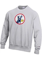 Champion Kansas City Scouts Mens Grey LOGO Long Sleeve Crew Sweatshirt