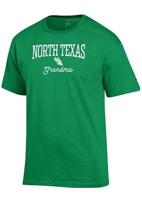 Champion North Texas Mean Green Womens Kelly Grandma Short Sleeve T-Shirt