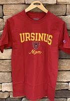 Champion Ursinus Bears Womens Cardinal Mom Short Sleeve T-Shirt