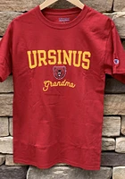 Champion Ursinus Bears Womens Cardinal Grandma Short Sleeve T-Shirt