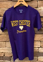 Champion West Chester Golden Rams Womens Purple Grandma Short Sleeve T-Shirt