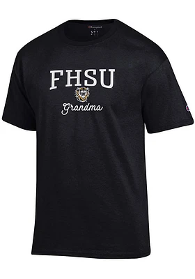Champion Fort Hays State Tigers Womens Black Grandma Short Sleeve T-Shirt