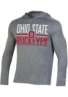 Champion Ohio State Buckeyes Mens Charcoal Stadium Impact Lightweight Hood