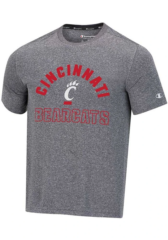 Champion Cincinnati Bearcats Charcoal Stadium Impact Short Sleeve T Shirt