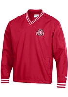 Champion Ohio State Buckeyes Mens Red Small Logo Pullover Jackets