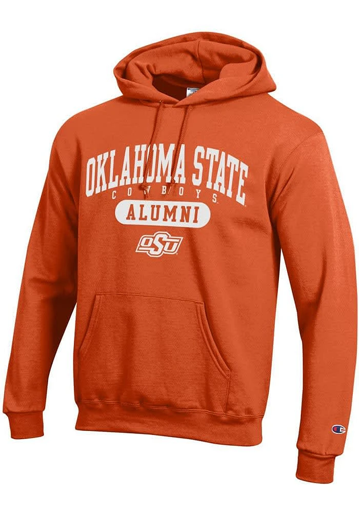 Champion Oklahoma State Cowboys Mens Orange Pill Alumni Long Sleeve Hoodie