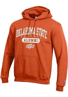Champion Oklahoma State Cowboys Mens Orange Pill Alumni Long Sleeve Hoodie