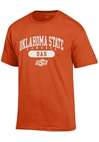 Champion Oklahoma State Cowboys Orange Pill Dad Short Sleeve T Shirt