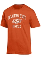 Champion Oklahoma State Cowboys Orange Uncle Number One Graphic Short Sleeve T Shirt