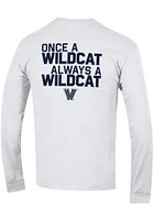 Champion Villanova Wildcats White 2022 BASKETBALL WHITEOUT Long Sleeve T Shirt