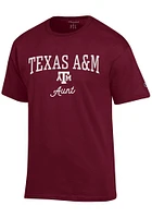 Champion Texas A&M Aggies Womens Maroon Aunt Short Sleeve T-Shirt