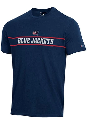 Champion Columbus Blue Jackets Team Name Short Sleeve T Shirt